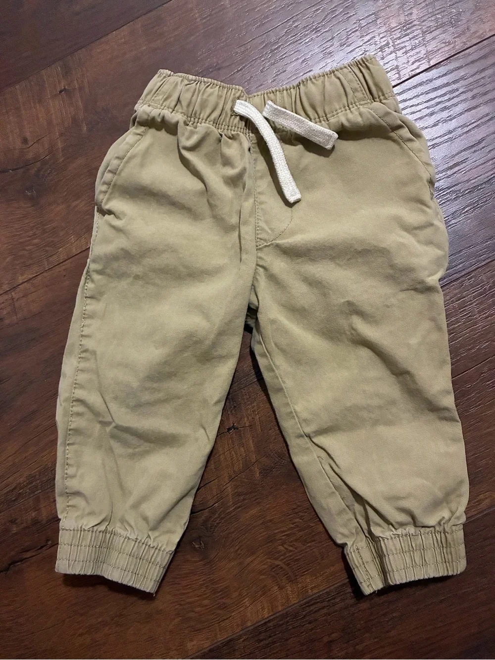 The Children's Place Khaki Jogger Pants with Drawstring